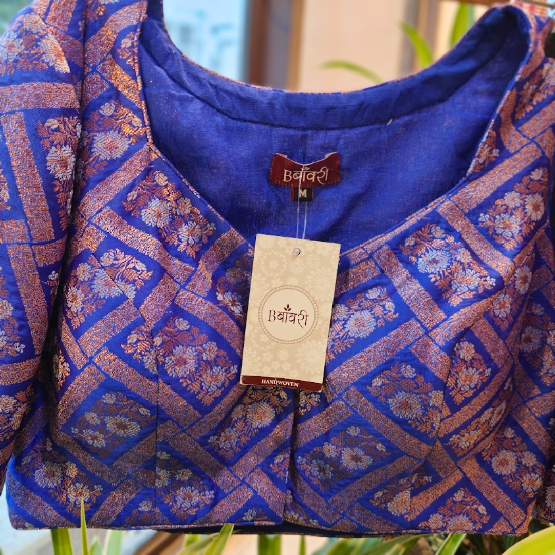 Pure silk designer blouse